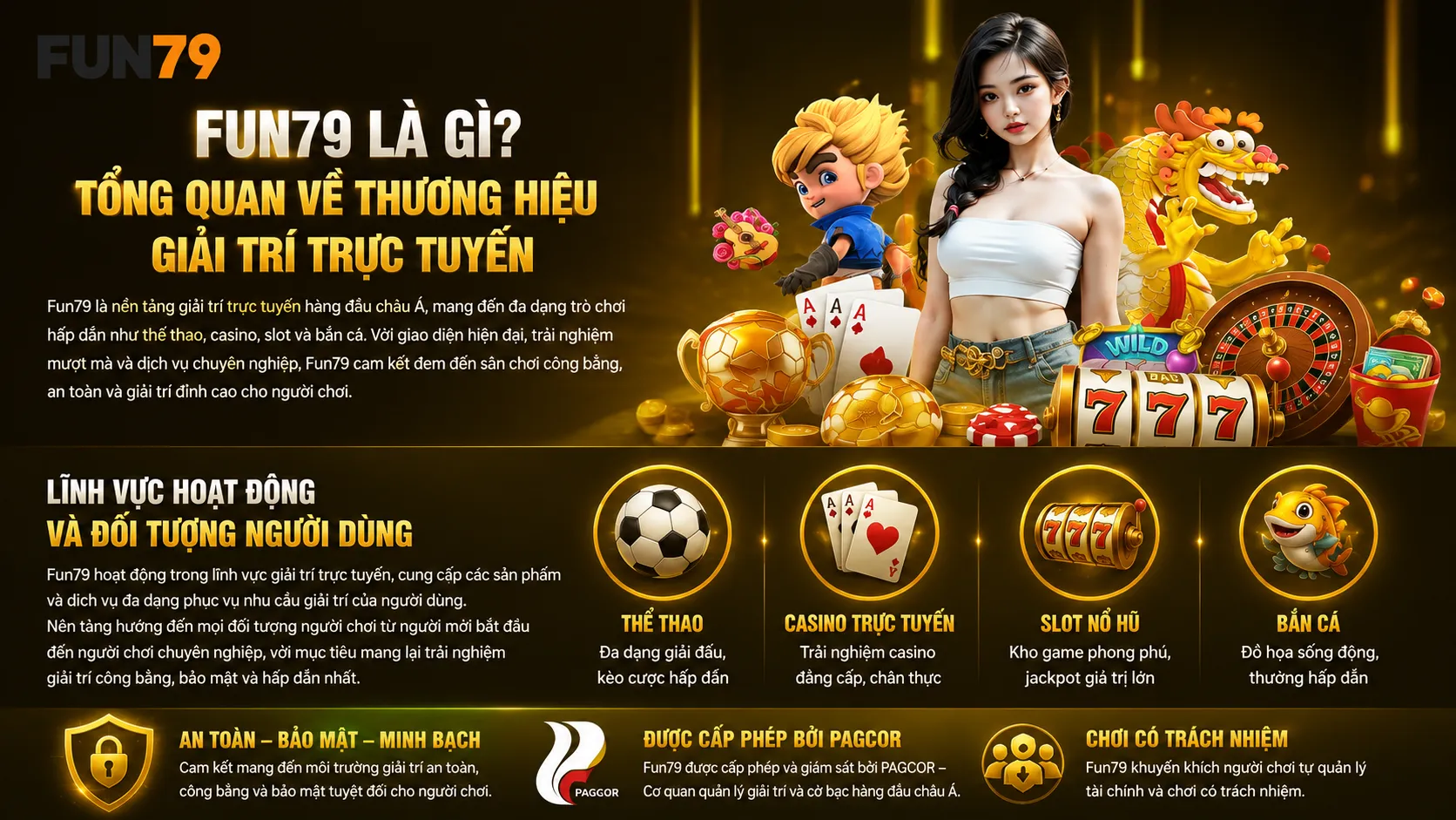Tổng quan về thương hiệu giải trí trực tuyến